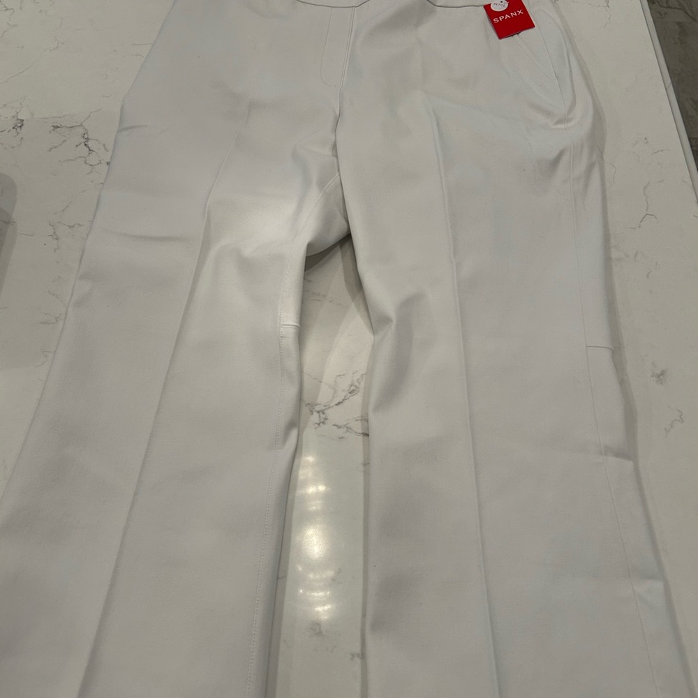 SPANX white petite Trousers flare - Picture 2 of 5